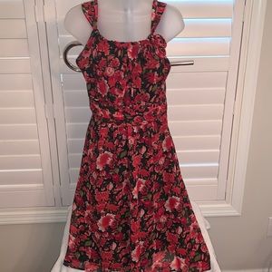 Red rose dress M